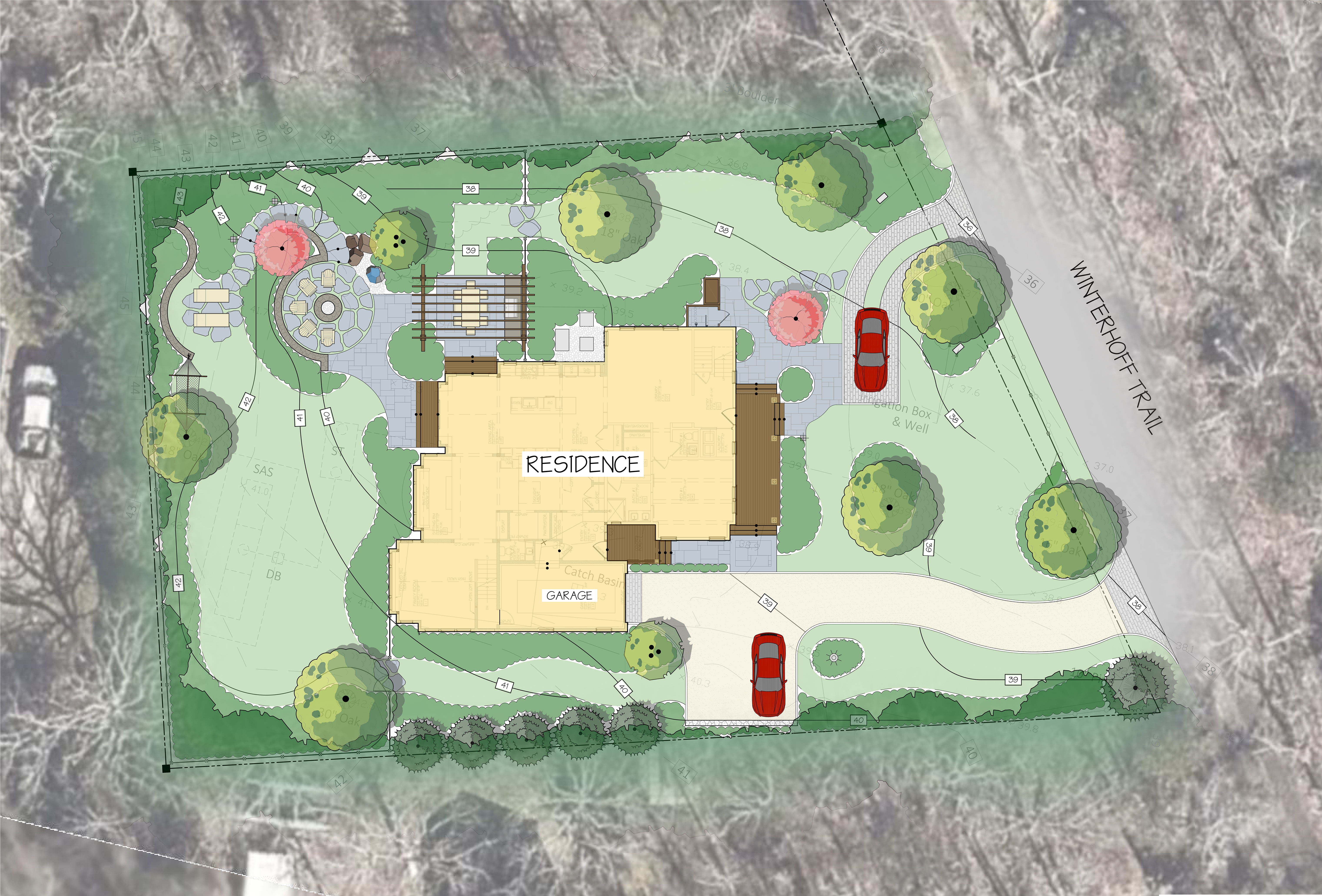 rendering of clarks point site plan
